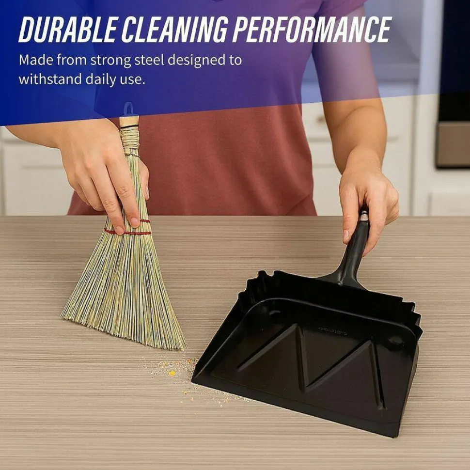 Genuine Joe Heavy-Duty Metal Dustpan