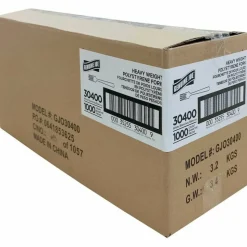 Genuine Joe Heavyweight Disposable Forks - 1 Piece(s) - Fork - 1 x Fork - Disposable - White - 1000/Carton