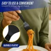Genuine Joe Heavyweight Fork - 1 Piece(s) - Fork - 1 x Fork - Disposable - Textured - Black - 1000/Carton