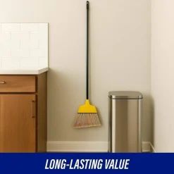 Genuine Joe High-Performance Angled Broom, 12