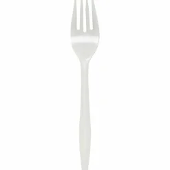 Genuine Joe Individually Wrapped Fork - 1 Piece(s) - Fork - 1 x Fork - Disposable - White - 1000/Carton