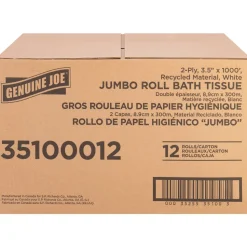 Genuine Joe Jumbo Jr Dispenser Bath Tissue Roll
