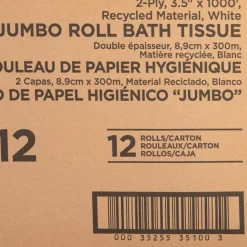 Genuine Joe Jumbo Jr Dispenser Bath Tissue Roll