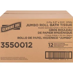 Genuine Joe Jumbo Jr Dispenser Bath Tissue Roll