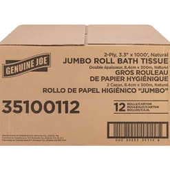 Genuine Joe Jumbo Jr Dispenser Bath Tissue Roll