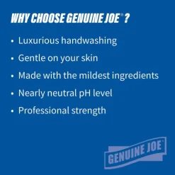 Genuine Joe Liquid Hand Soap With Skin Conditioners, Unscented, 128 Oz Bottle