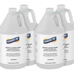 Genuine Joe Lotion Soap - 1 gal - Ink Remover, Oil Remover, Dirt Remover, Grease Remover, Grime Remover, Carbon Remover - 03109CT