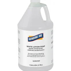 Genuine Joe Lotion Soap - 1 gal (3.8 L) - Grease Remover, Grime Remover, Dirt Remover, Ink Remover, Oil Remover, Carbon Remover - 03109