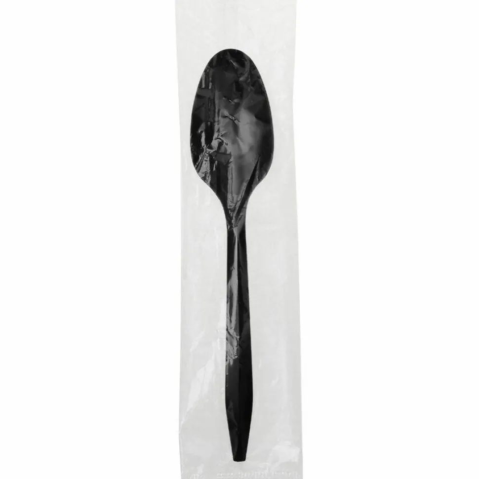 Genuine Joe Medium-weight Individually Wrapped Teaspoons
