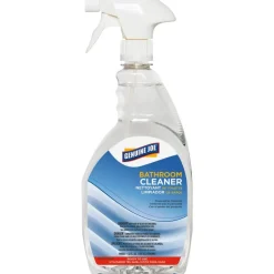 Genuine Joe Peroxide-Powered Bathroom Cleaner - Ready-To-Use - 32 fl oz (1 quart) - Recommended For: Soap Scum Remover - Clear - 1 Each