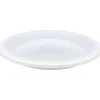 Genuine Joe 10 1/4" Plastic Plates, White, Pack Of 125