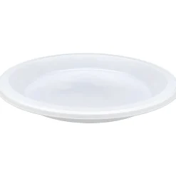 Genuine Joe 10 1/4" Plastic Plates, White, Pack Of 125