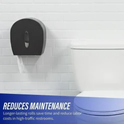 Genuine Joe 2-ply Jumbo Roll Dispenser Bath Tissue - 2 Ply - 3.30