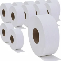 Genuine Joe 2-ply Jumbo Roll Dispenser Bath Tissue - 2 Ply - 3.30
