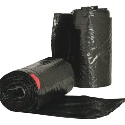 Genuine Joe 2-Ply Puncture-Resistant Liners, 16 Gallons, 24" x 31", 0.7 mil, Brown/Black, Box Of 100