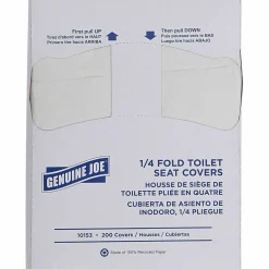 Genuine Joe Quarter-Fold Toilet Seat Covers