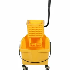 Genuine Joe 35-quart Side Press Mop Bucket & Wringer Combo - 8.75 gal - Caster - 21