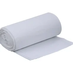 Genuine Joe 75% Recycled Heavy-Duty Contractor Trash Bags, 0.8 mil, 13 Gallons, 24" x 31", White, Box Of 150