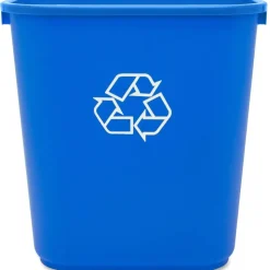 Genuine Joe Recycle Wastebasket, 15