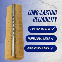 Genuine Joe Roller Sponge Mop Refill - Natural - 1Each