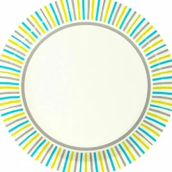 Genuine Joe Round Paper Plates, 8-5/8