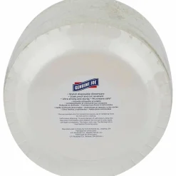 Genuine Joe Round Paper Plates, 8-5/8