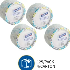 Genuine Joe Round Paper Plates, 8-5/8