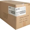 Genuine Joe Round Plastic Black Plates - 125 / Pack - 9" Diameter Plate - Plastic - Serving - Disposable - Black - 500 Piece(s) / Carton