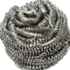 Genuine Joe Stainless Steel Scrubber - Ready-To-Use - 12 / Box - 6 / Carton - Silver