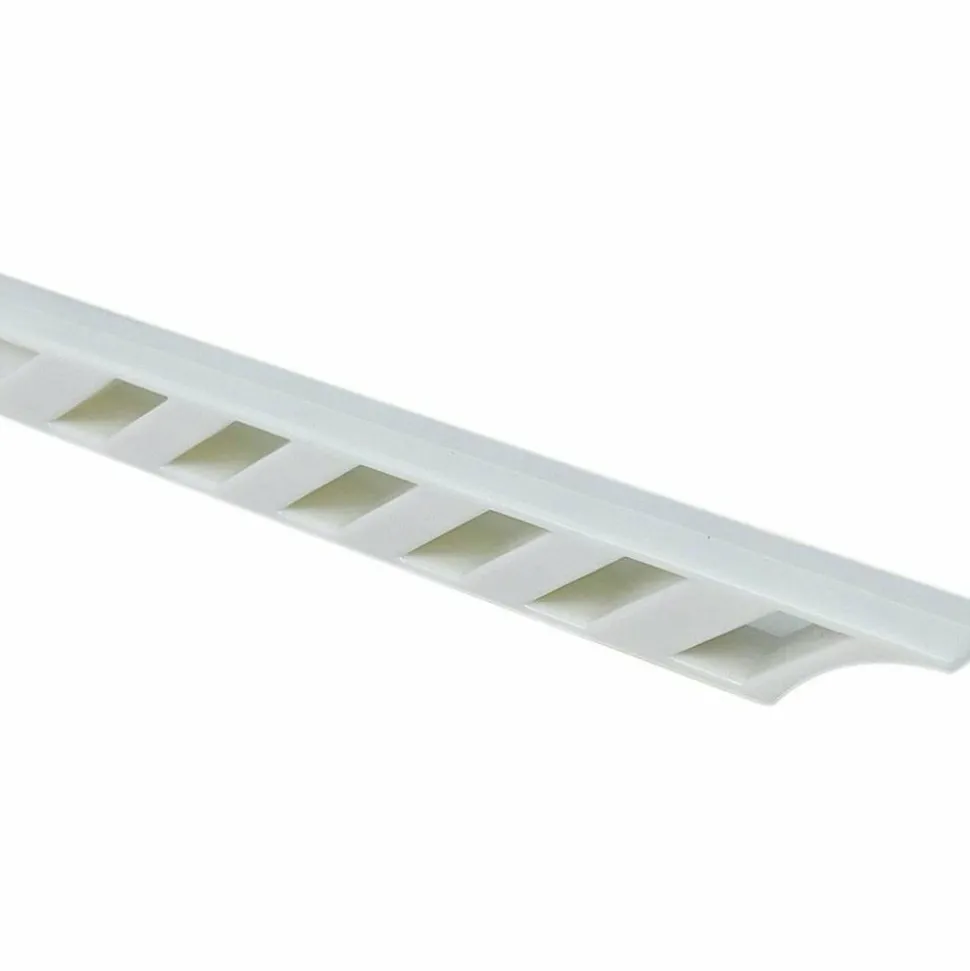 Genuine Joe Toilet Bowl Mop - 4.50" Head - 12" Plastic Handle - Durable, Scrubber Strip, Acid Resistant - 25 / Carton - White