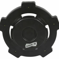 Genuine Joe Trash Receptacle Round Dolly, Black