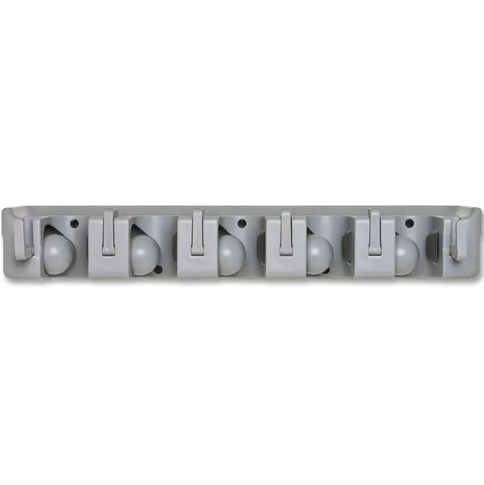 Genuine Joe Wall Rack Cleaning Organizer, Gray