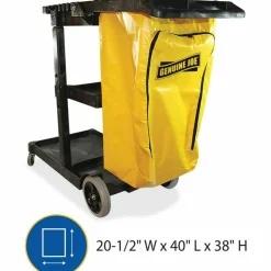 Genuine Joe Workhorse Janitor's Cart, 40