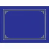 Geographics Award Certificate Gold Design Covers, Letter Size (8 1/2" x 11"), 30% Recycled, Metallic Blue, Pack Of 6