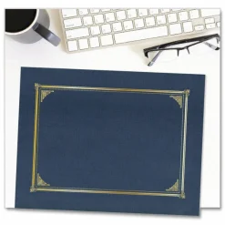 Geographics Award Certificate Gold Design Covers, Letter Size (8 1/2