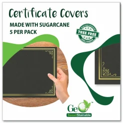 Geographics Certificate/Document Cover, 9.75