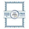 Geographics Parchment Certificates, 8-1/2" x 11", Classic Blue, Pack Of 25