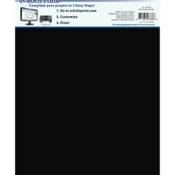 Geographics Recycled Certificate Holder - Black - 30% Recycled - 5 / Pack