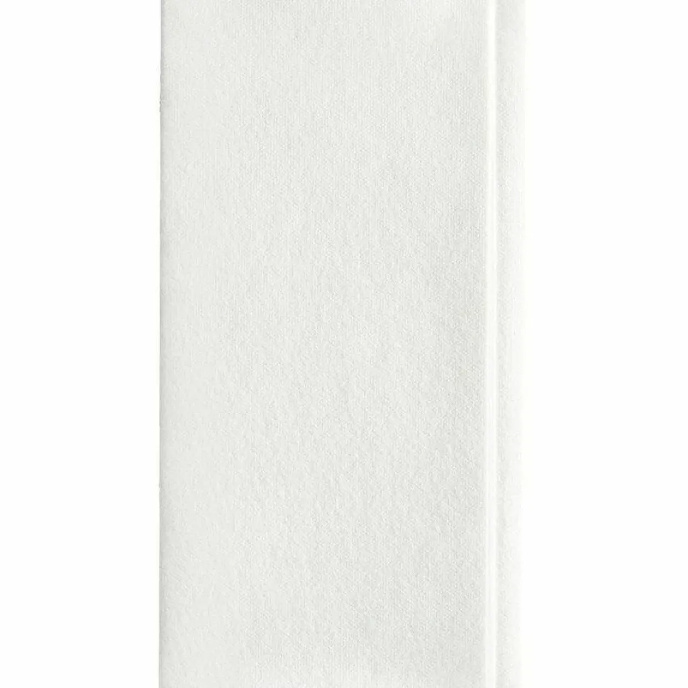 Georgia-Pacific Essence 1-Ply Replacement Linen Napkins, 17" x 17", White, 100 Napkins Per Pack, Case Of 4 Packs
