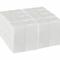 Georgia-Pacific Essence 1-Ply Replacement Linen Napkins, 17" x 17", White, 100 Napkins Per Pack, Case Of 4 Packs