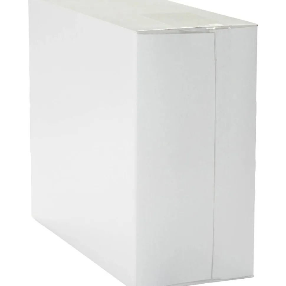 Georgia-Pacific Essence 1-Ply Replacement Linen Napkins, 17" x 17", White, 100 Napkins Per Pack, Case Of 4 Packs