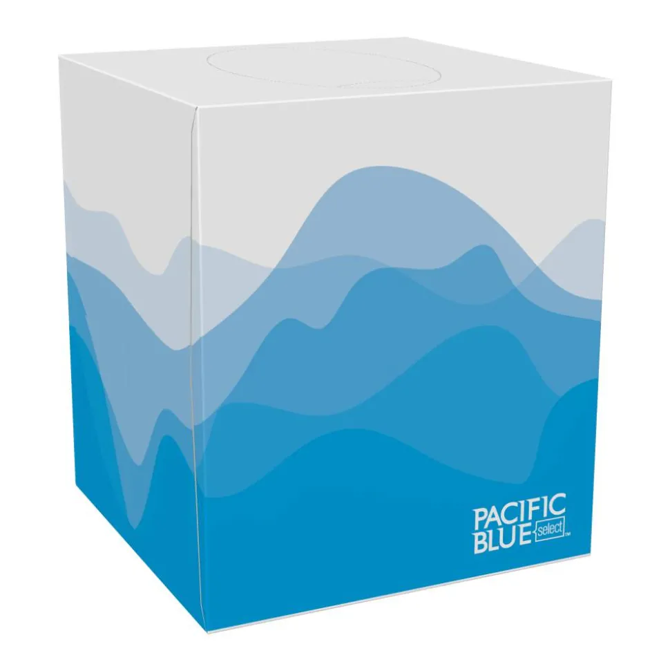 Georgia-Pacific Preference Facial Tissue, 100 Sheets Per Box