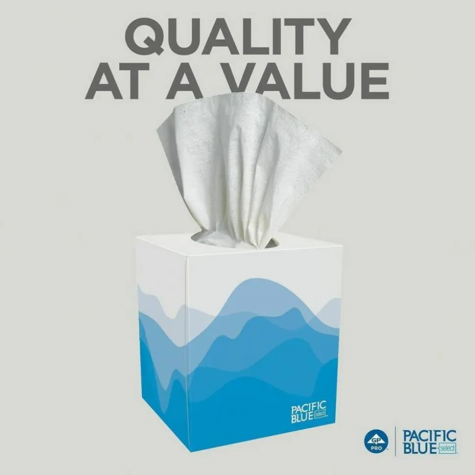 Georgia-Pacific Preference Facial Tissue, 100 Sheets Per Box