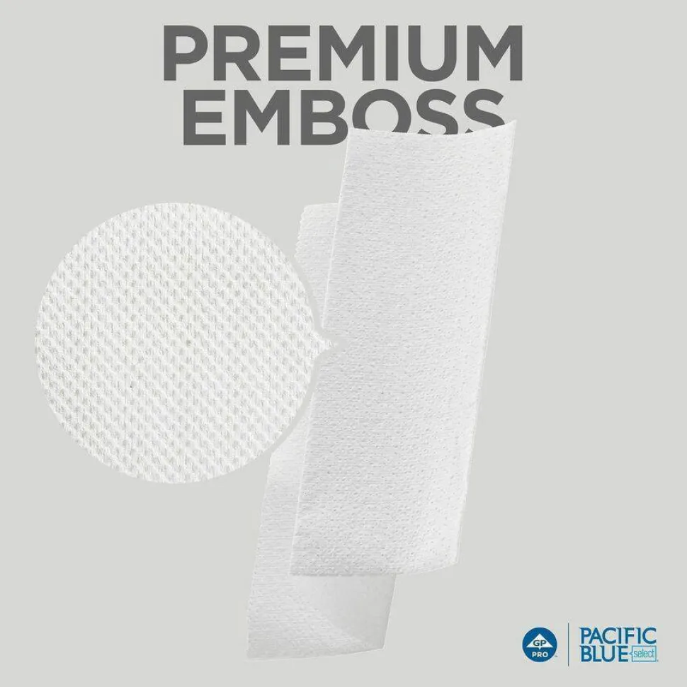 Georgia Pacific Professional Pacific Blue Select Multi-Fold 2-Ply Paper Towel, 9.2 x 9.4, White, 125/Pack, 16 Packs/Carton