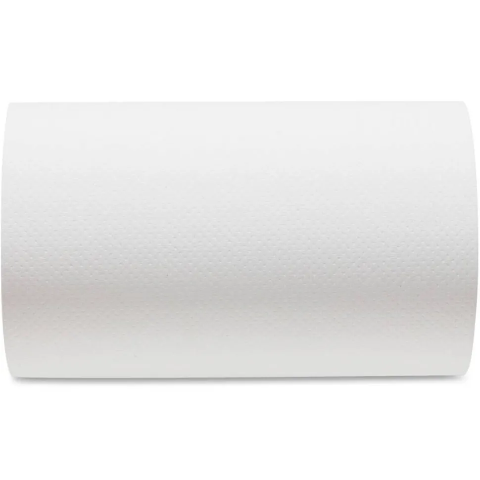 Georgia Pacific Professional SofPull Hardwound Paper Towel Roll, Nonperforated, 1-Ply, 9" x 400 ft, White, 6 Rolls/Carton