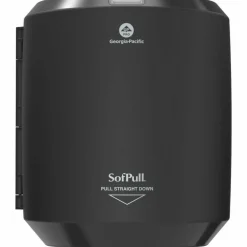 Georgia Pacific Professional SofPull CenterPull Hand Towel Dispenser, 9.63 x 8.88 x 10.94, Black