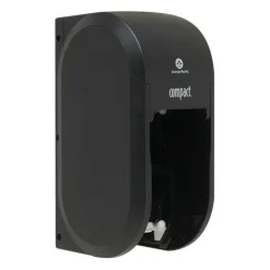 Georgia Pacific Professional Compact Vertical Double Roll Coreless Tissue Dispenser, 14.06 x 6.69 x 8.19, Black