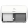Georgia Pacific Professional Compact Coreless Side-by-Side Double Roll Tissue Dispenser, 11.31 x 7.69 x 8, White