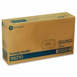 Georgia Pacific Professional Jumbo Jr. Bathroom Tissue Dispenser, Double Roll, 22.1 x 4.8 x 12.1, Black
