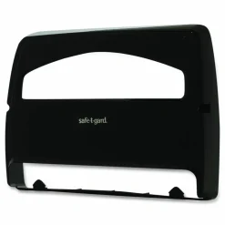 Georgia Pacific Professional Safe-T-Gard Toilet Seat Cover Dispenser, Half-Fold, 16.38 x 2.5 x 11.75, Black